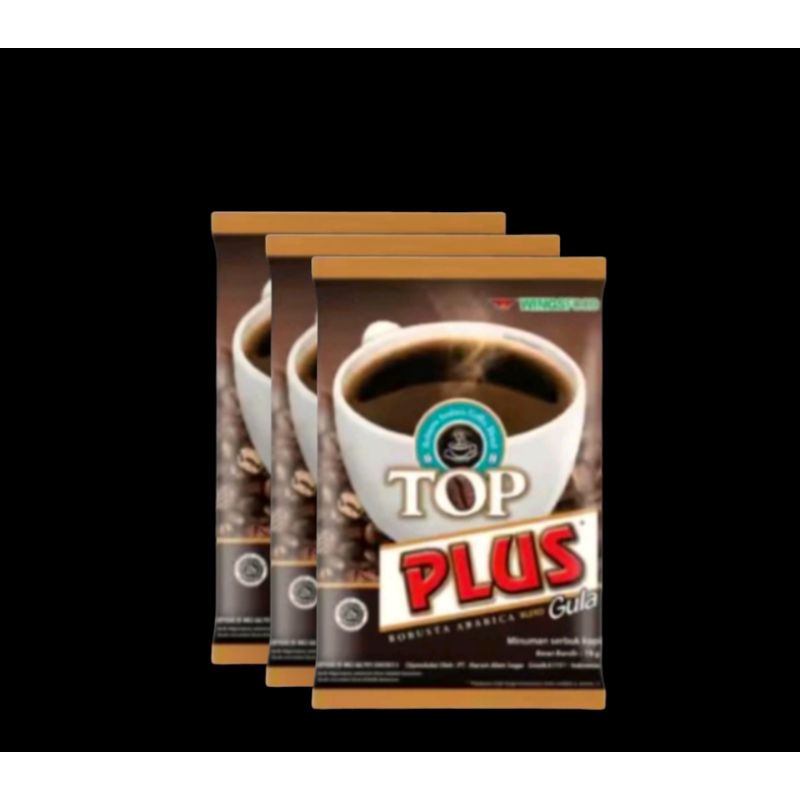 

Top Kopi Plus isi 10 sachet kemasan 18gram (kopi+gula)