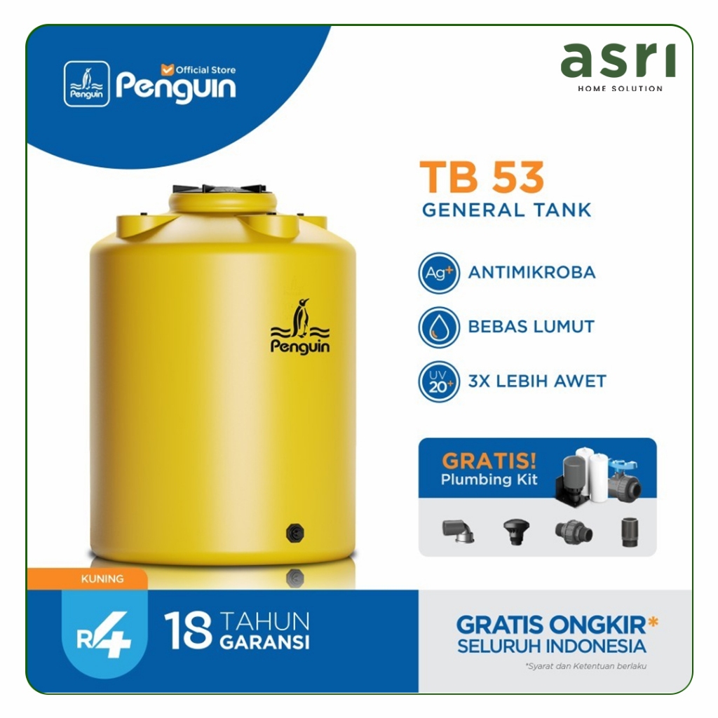 Tandon Air | Toren Air | Penguin TB 53 500 Liter - Kuning