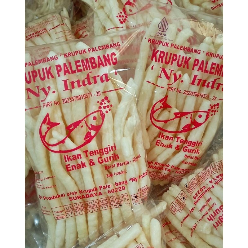 

kerupuk palembang ikan tengiri Ny indra 100g