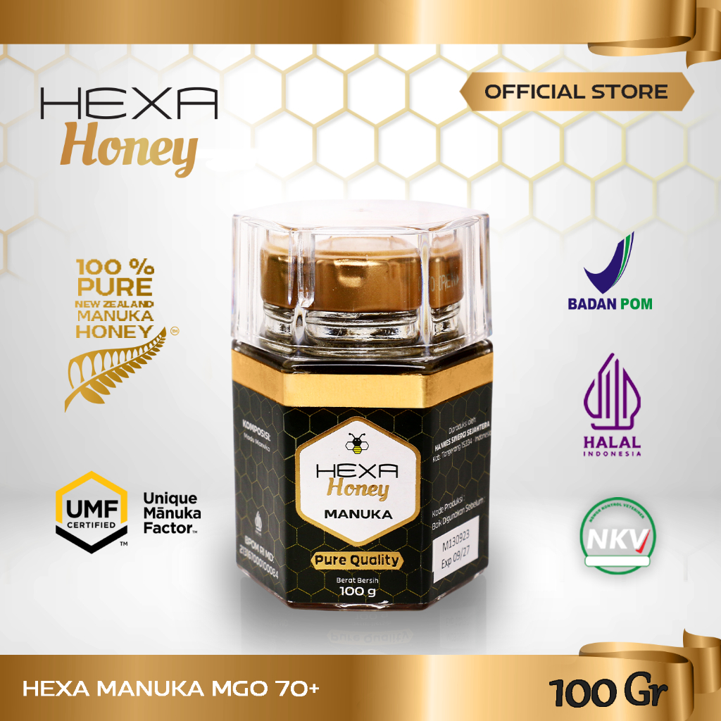 

Madu Manuka Hexa Honey Manuka MGO 70+ 100gr