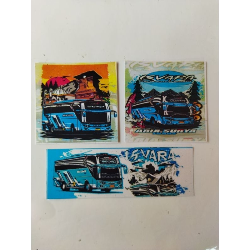

Stiker paket Isvara 3 pcs anti air