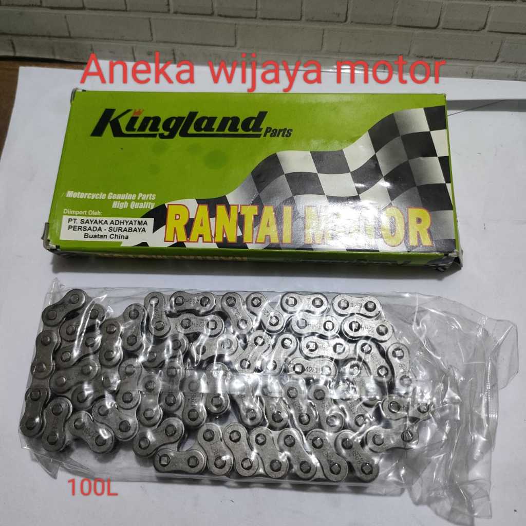 rantai motor ukuran size tebal 428H panjang 100L
