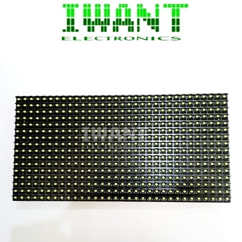 P10 LED MODULE P10 DIP HIJAU INDOOR  RUNNING TEXT HIJAU INDOOR LED P10 DIP LED GREEN