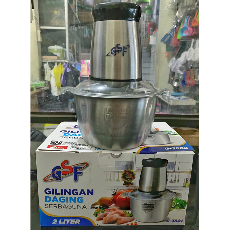 Belnder Daging GSF G-3802 Chopper Stainless