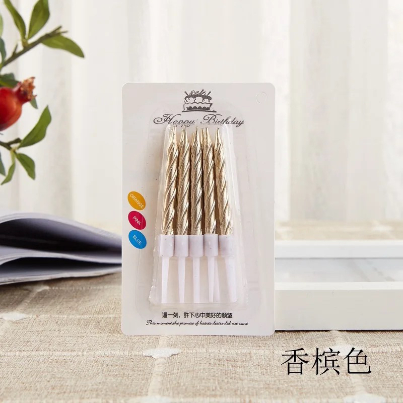 Lilin ulir kue ulang tahun