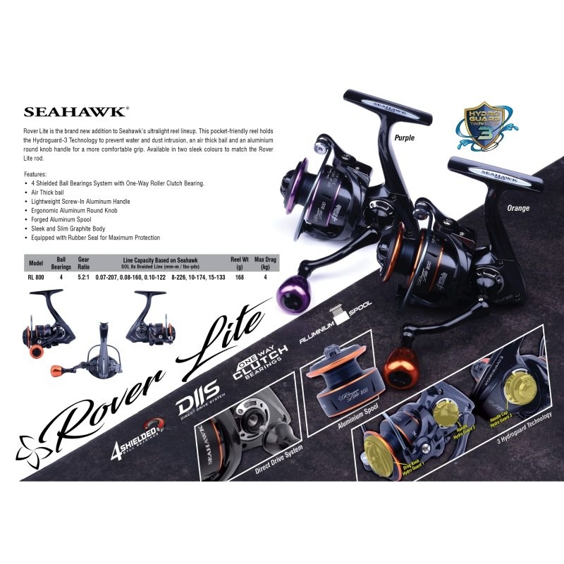 REEL SEAHAWK ROVER LITE 800