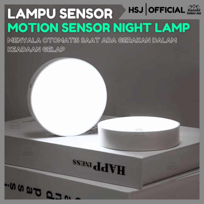 Lampu Malam LED Sensor Gerak tempel Lampu Sensor Otomatis Emergency Serbaguna Night Light