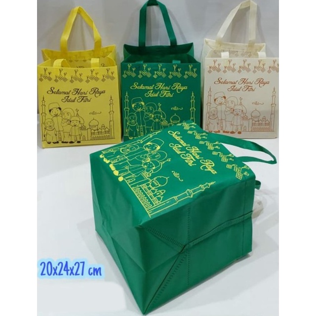 

RAIH DISKON Goodie Bag Idul Fitri 2 x 24 x 27 Goodie Bag Kotak Kue Lebaran