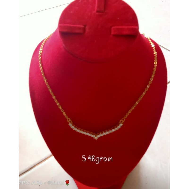Kalung Aurel perak / kalung perak 925 / kalung fahsion