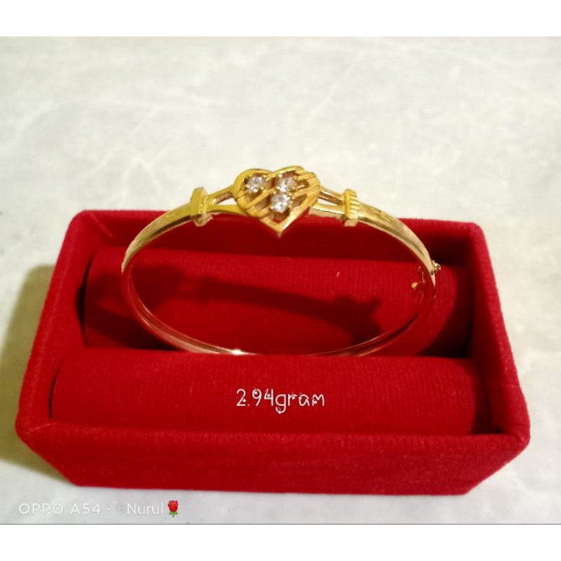 Gelang Love anak fashion / gelang perak anak asli perak