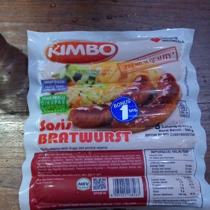 

Kimbo jumbo isi 6+1/Sosis Kimbo 500gr