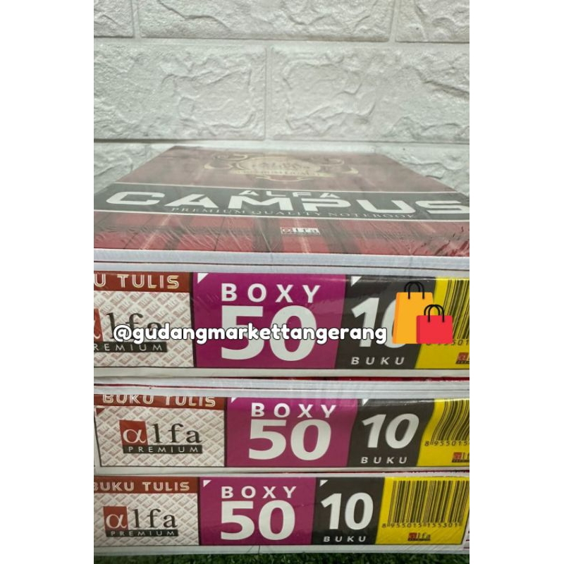 

BUKU TULIS BOXY 50LBR 1pack(10buku)