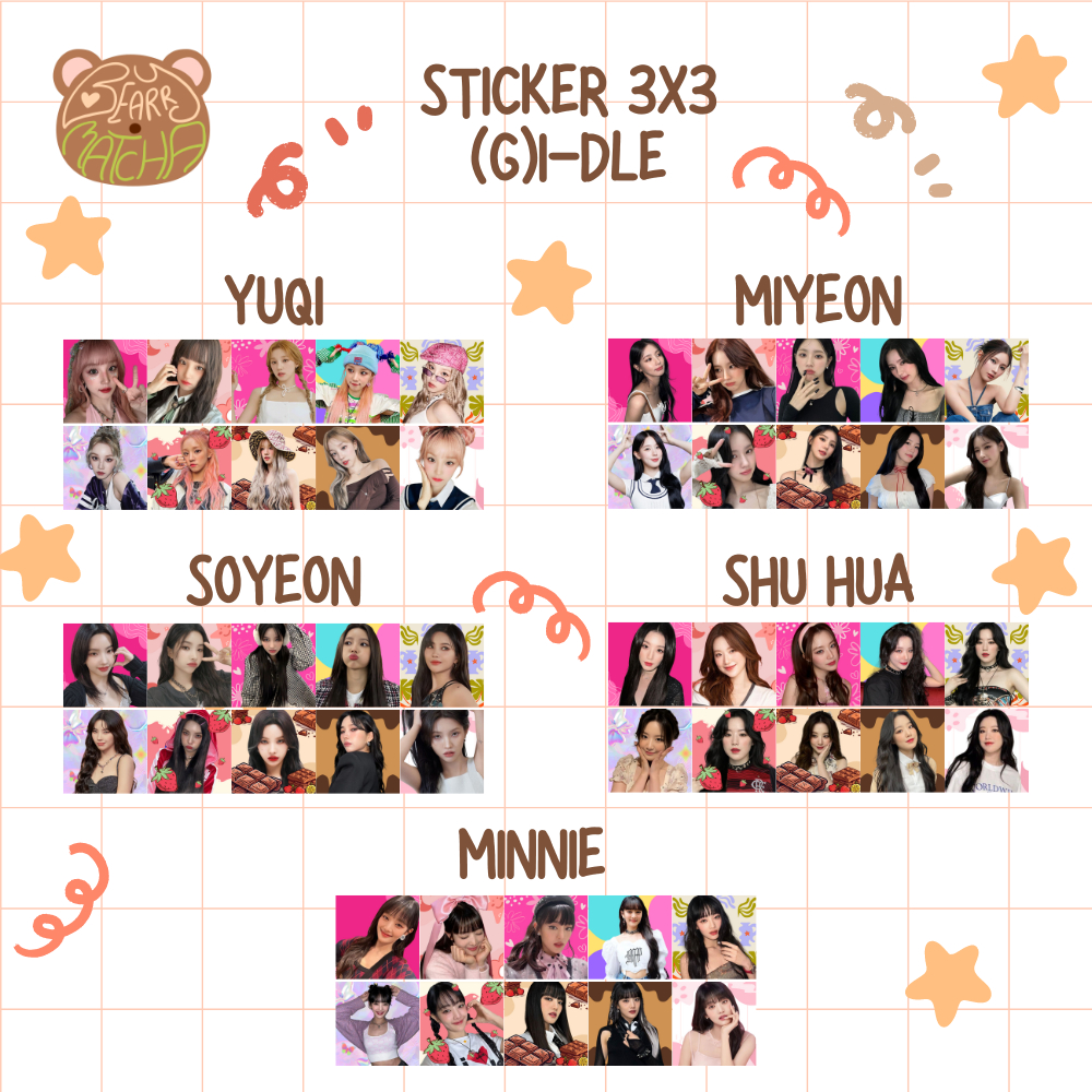 

[READY STOCK] isi 50 pcs sticker (G)I-DLE