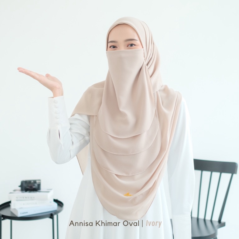 L4rs ANNISA KHIMAR OVAL SEGIEMPAT OVAL ALA MALAYSIA  SET CADAR 3LAYER Super Murah