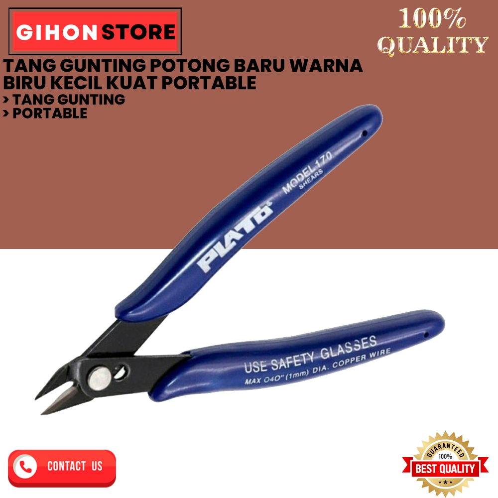 

TANG GUNTING POTONG BARU WARNA BIRU KECIL KUAT PORTABLE