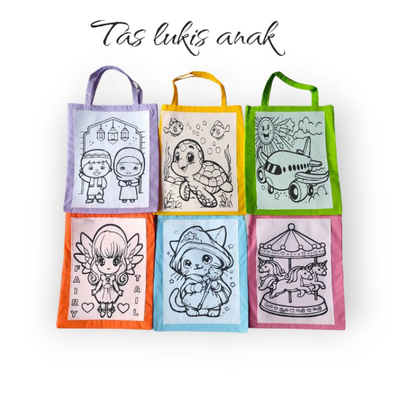 

Paket Tas Lukis Anak TK Gambar Kartun SpongeBob50pcs