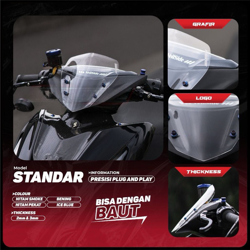 visor aerox - visor aerox bening - visor aerox old - visor aerox new - visor aerox standar bening