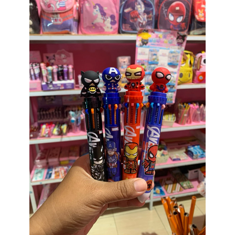 

pen 10 warna anak cowok marvel