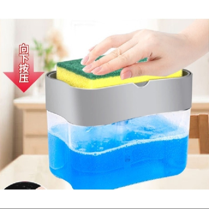 Tempat sabun cuci piring/Dispenser sabun/tempat sponge cuci piring