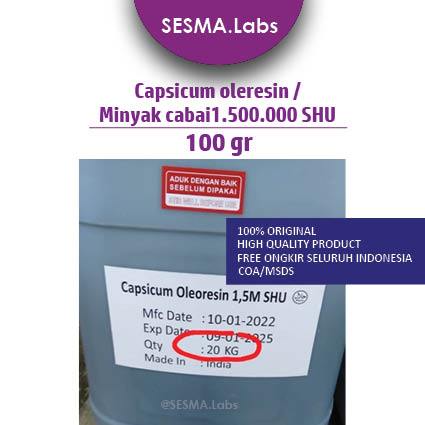 

Capsicum Oleoresin / Minyak Cabai 1.500.000 SHU