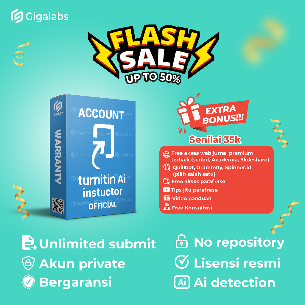 Turnitin Ai Detection Instruktur Official Bergaransi