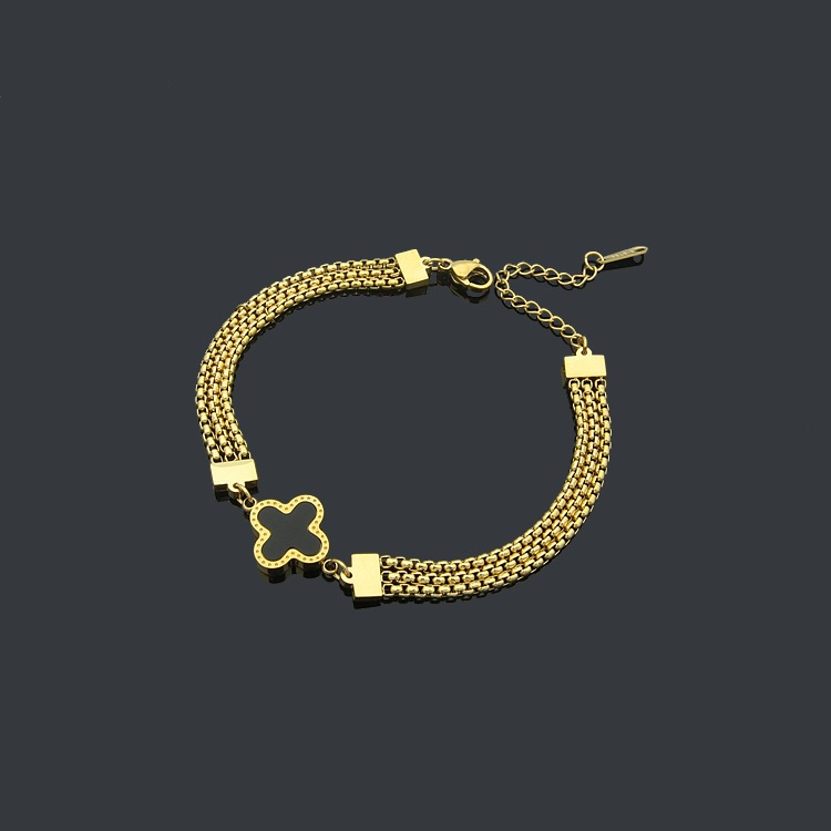 Gelang Titanium Wanita  /Gelang Wanita Titanium Permata Anti Karat Fashion Korea Permata / GELANG TI