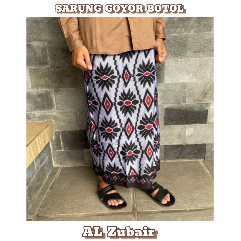 SARUNG GOYOR AL ZUBAIR / ASLI TENUN / JAHITAN TENGAH / HALUS & LEMBUT