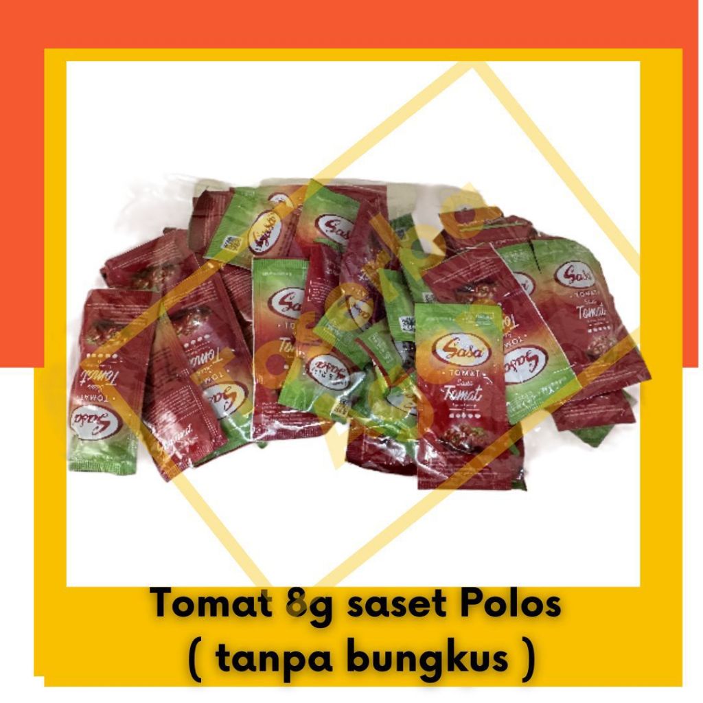 

Sasa Tomat 8g Polos (tanpa bungkusan) isi 48 saset