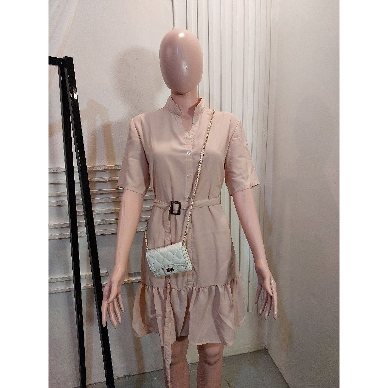 Tunic atasan dress tanggung pakaian wanita