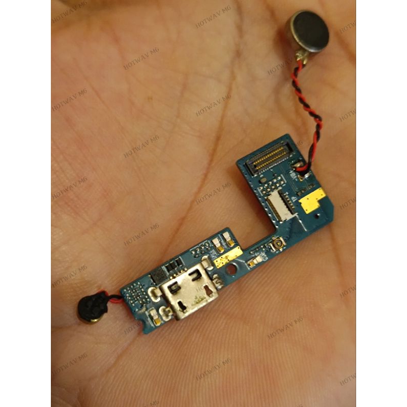 Konektor cas papan pcb hotwav m6 ori copotan handphone mulus normal tested