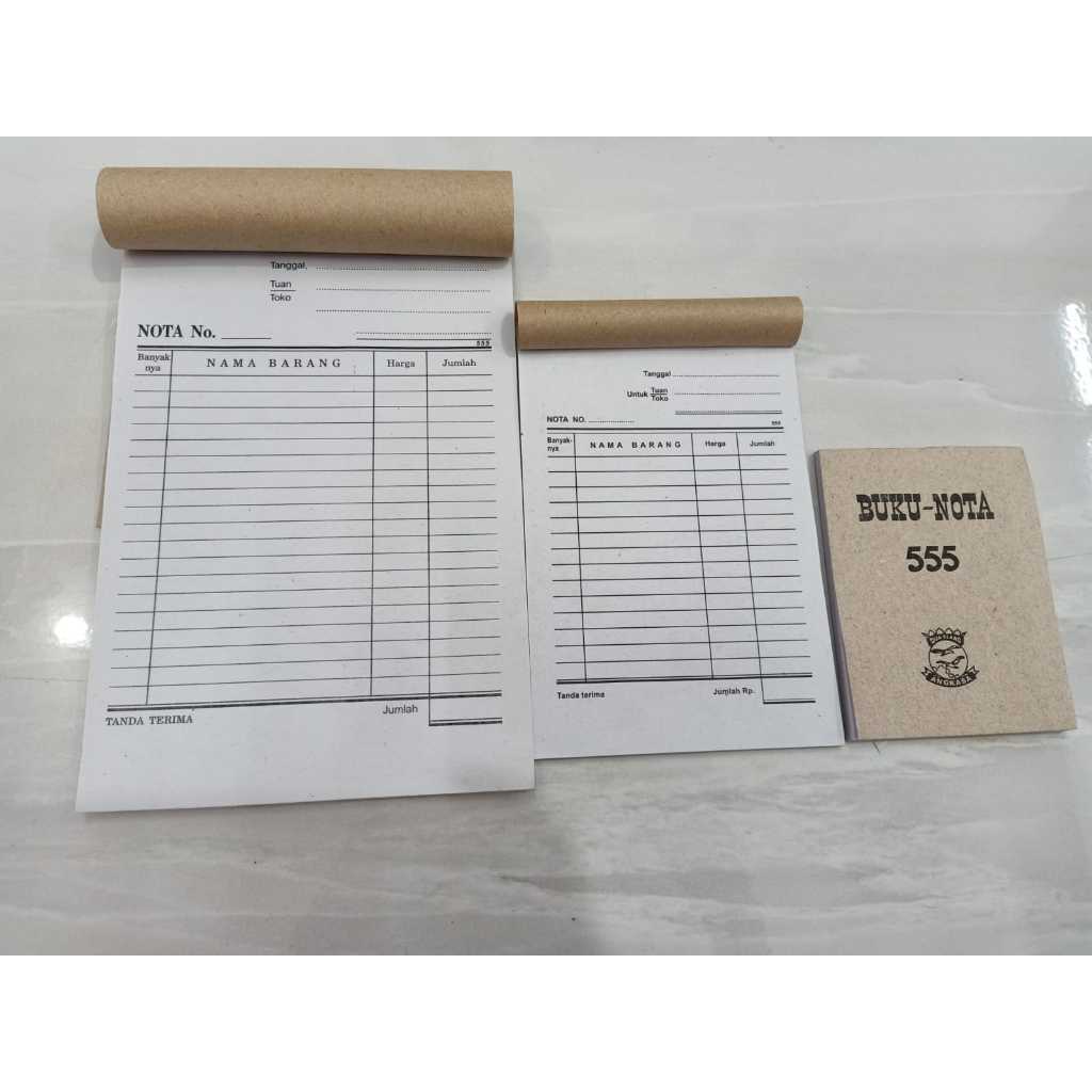

Nota Coklat KRAFT Kontan 2ply RANGKAP 2| MENGGUNAKAN KARBON