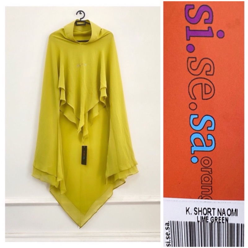 SALE khimar sisesa short naomi lime green
