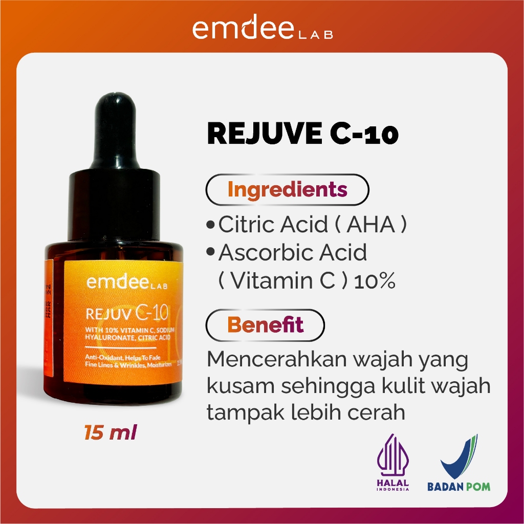 Emdee Lab Rejuv C-10 - Serum 15mL
