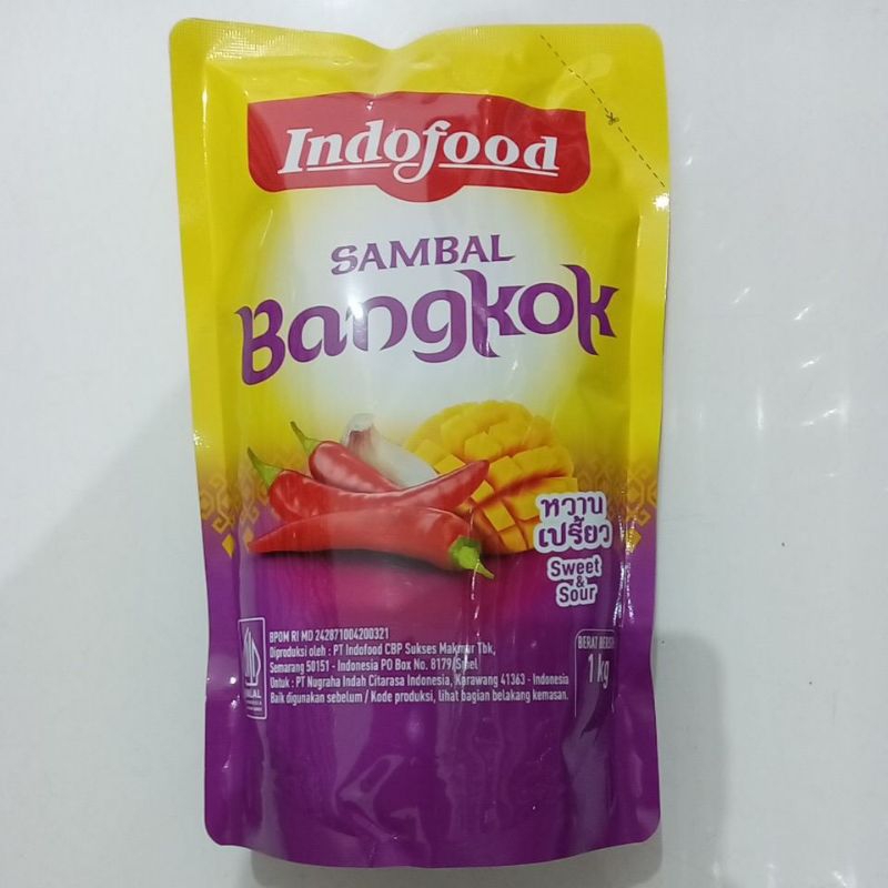 

Indofood Sambal Bangkok 1 Kg Refil