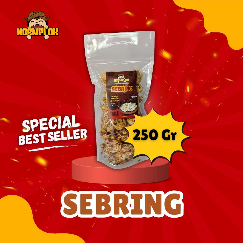 

Kerupuk Sebring Rafael 250 Gr Ngemploksnack