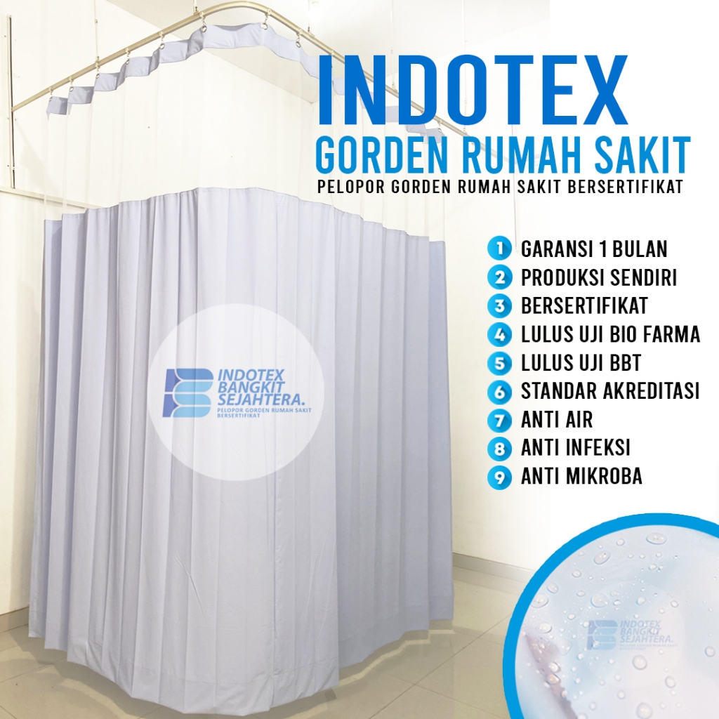 GORDEN RUMAH SAKIT | SEKAT | KLINIK | SPA | SALON | SEKAT RUANGAN DENGAN GORDEN / TOKO KAIN WATERPRO