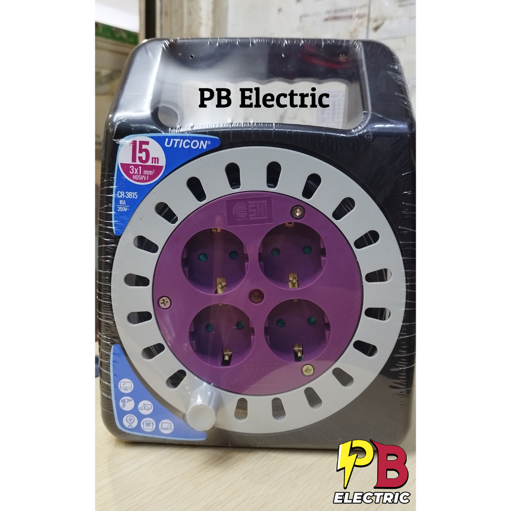 Kabel Roll 15 Meter Merk Uticon / Kabel Roll 15 Meter Uticon