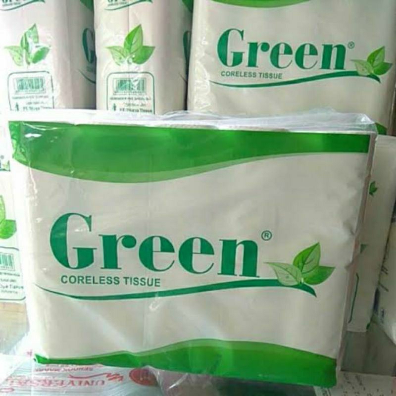 TISSUE GREEN 10 ROLL TISSU GULUNG TISSUE MAKAN TISU MURAH PROMO