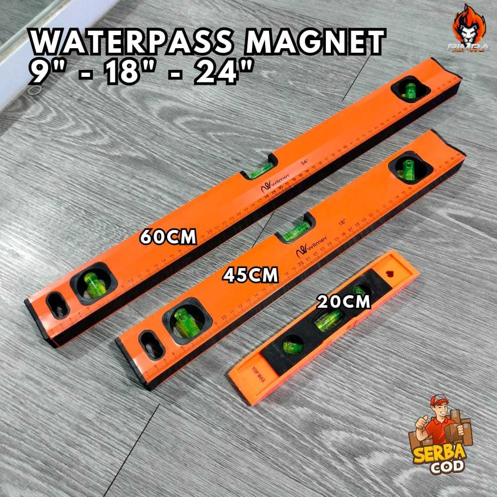 

WATERPAS MAGNET ALUMUNIUM 24 INCH 60 CM