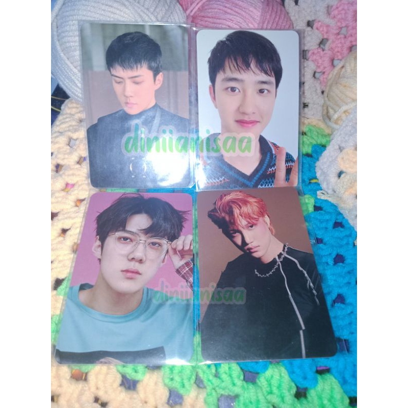 EXO Official Photocard Sehun Kyungsoo D.O. Kai Jongin Sehun 10th anniversary Sehun obsession Kai Dft