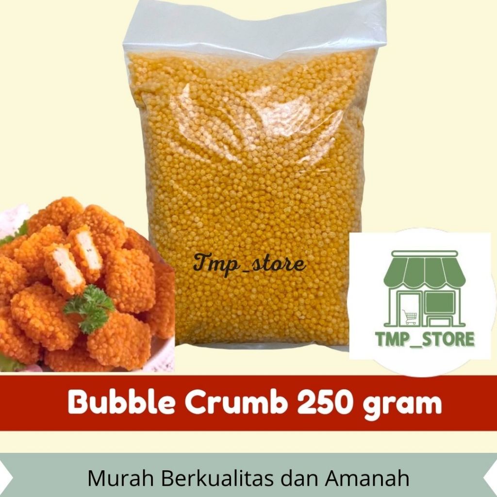 

Bubble Crumb Crispy Tepung Roti Bulat 250 gram