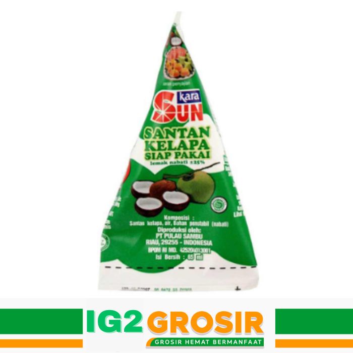 

Sun Kara Santan Kelapa 65ml