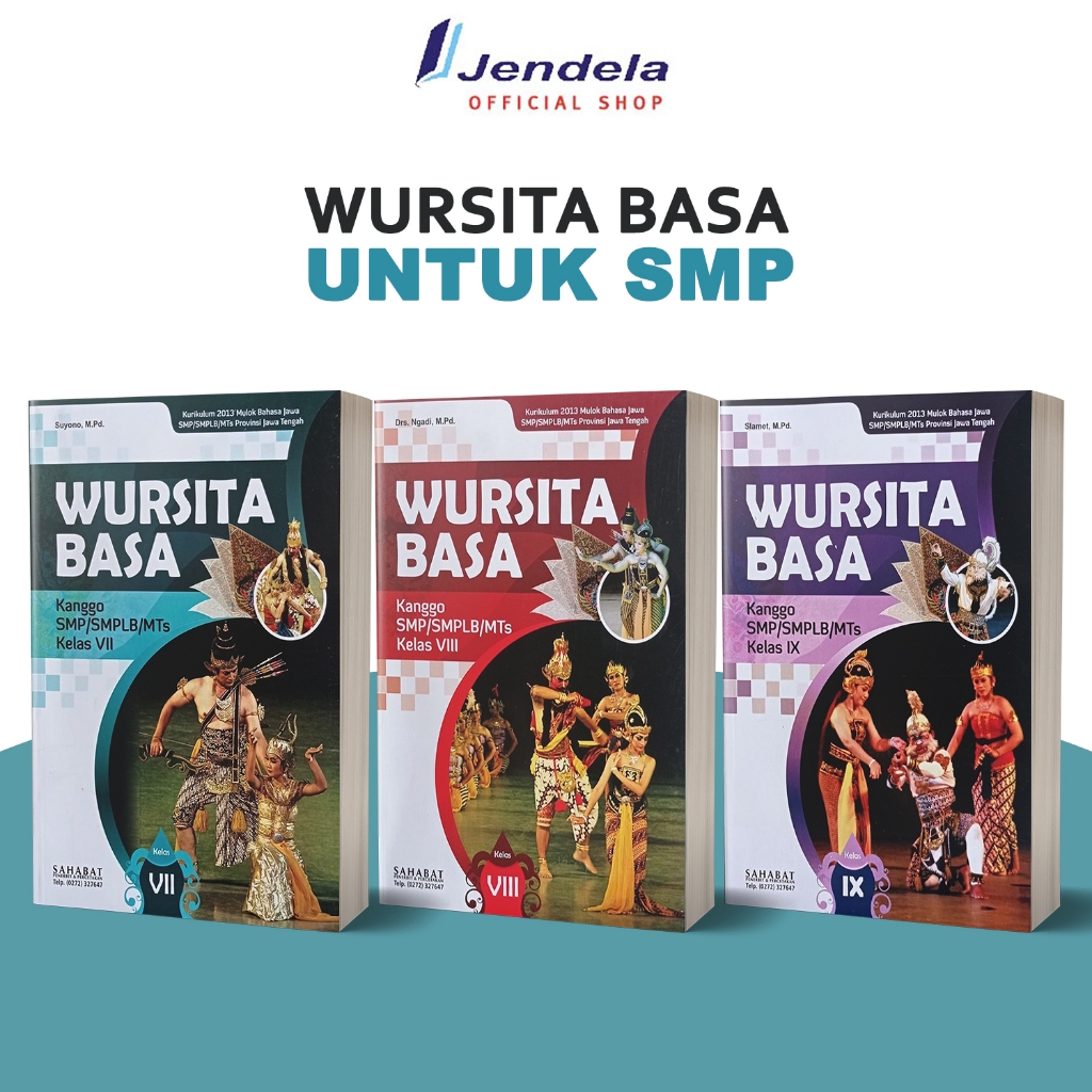 Buku Wursita Basa Kanggo SMP kelas VII VIII IX Buku Bahasa Jawa