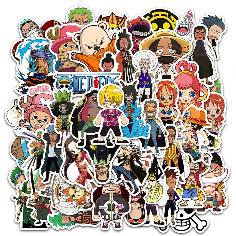 

Hot Anime Jepang Stiker Kartun ONE PIECE Stiker Anti Air Stikers Berperekat Waterproof sticker decal buat Motor Helm Buku Journal Koper Casing HP Laptop Botol Minum