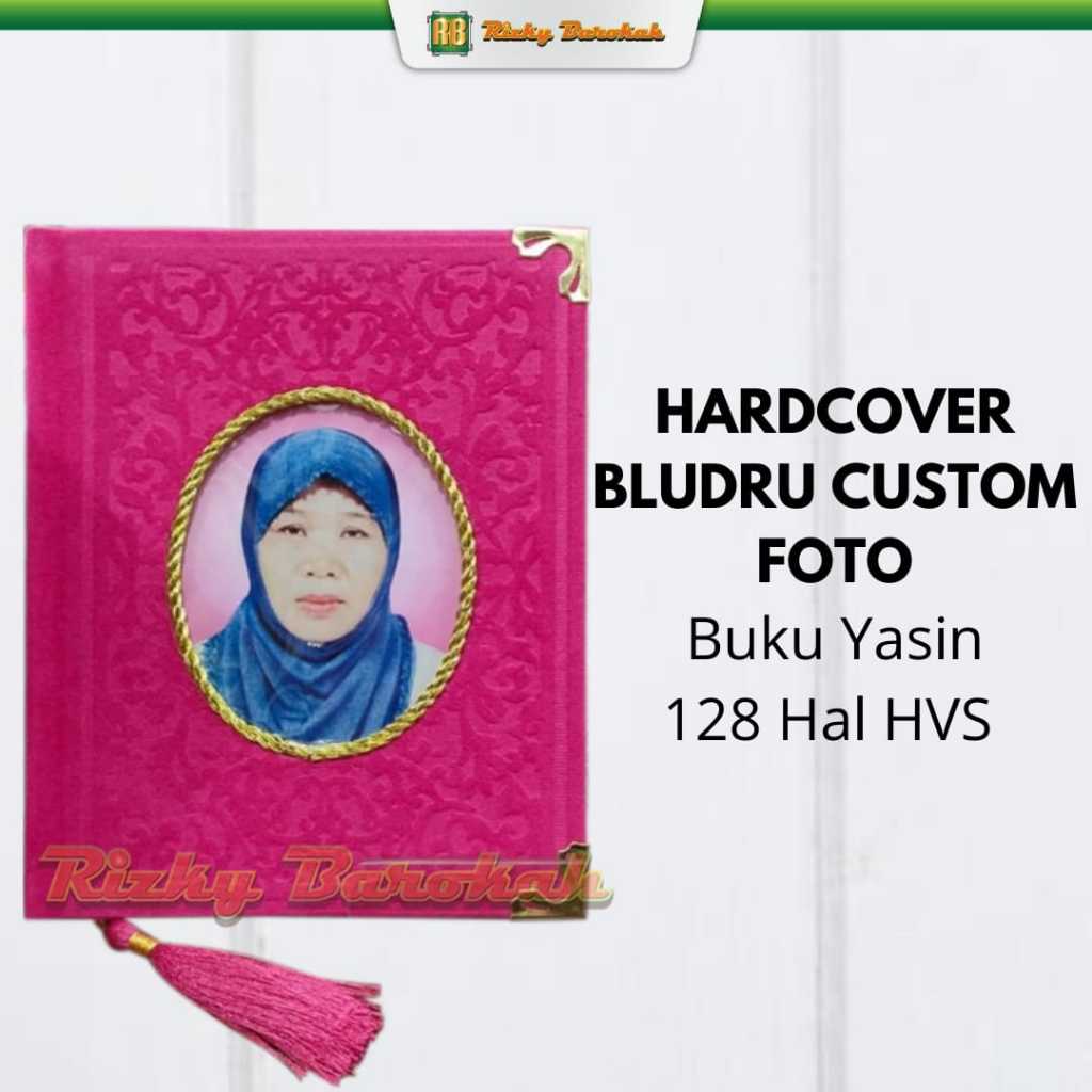 Cetak Buku Yasin Mubarok 128 halaman Cover Bludru + Foto,yasin dan tahlil murah, yasin foto, buku ya