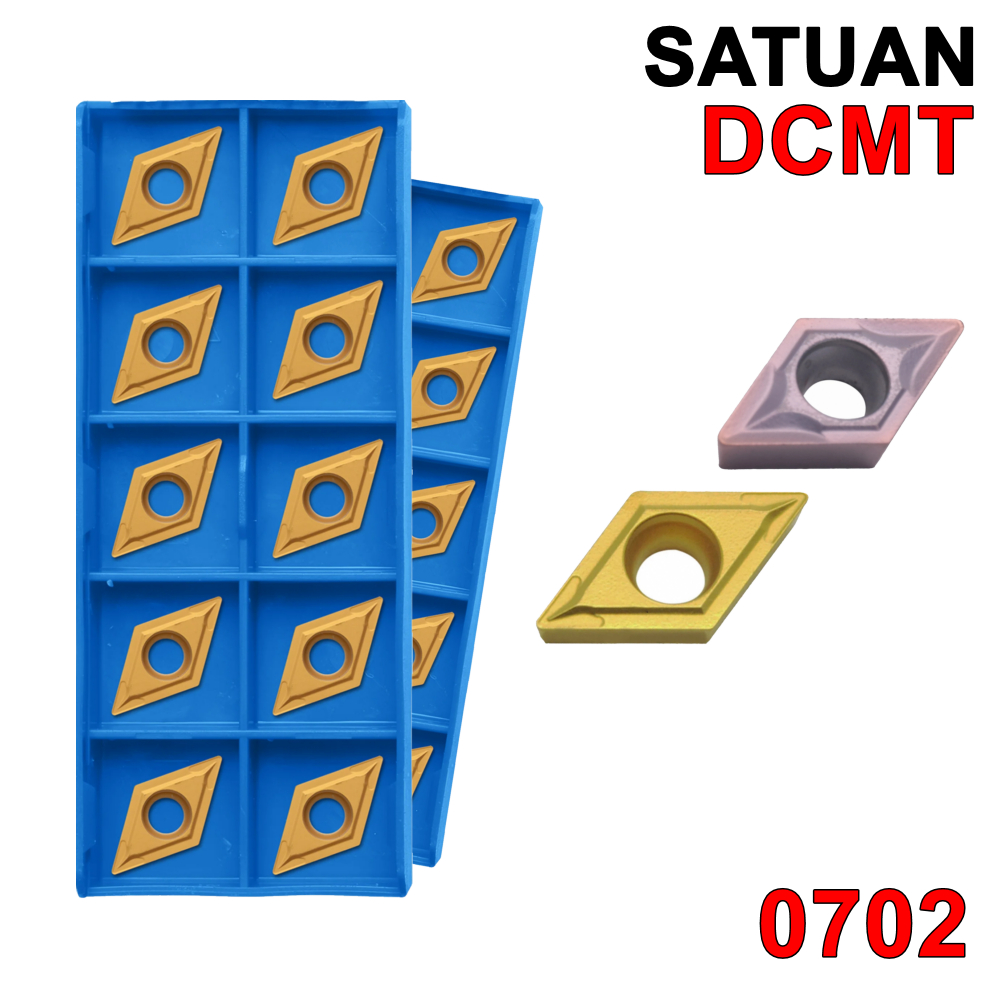 Insert DCMT 0702 Insert Holder DCMT07 Pahat Bubut DCMT 07 02 Mata DCMT0702