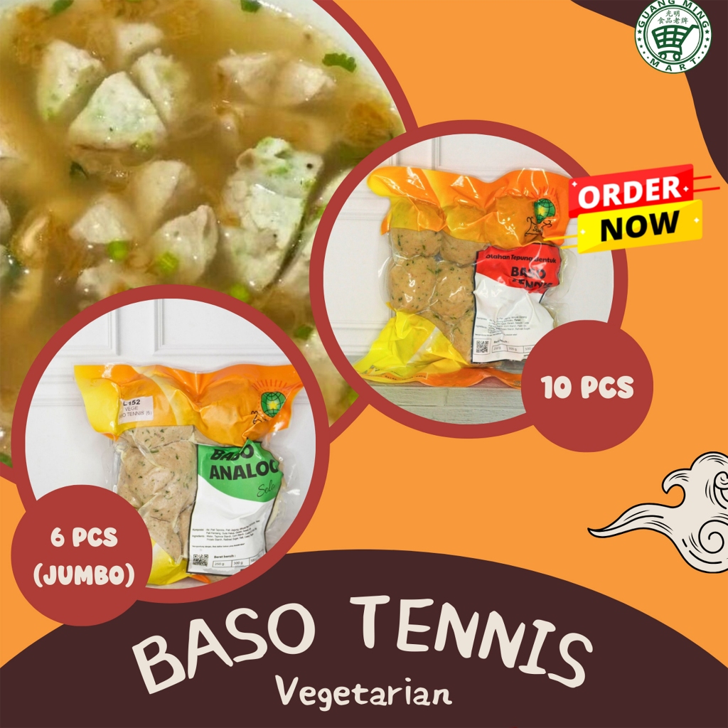

Baso Tennis Vege Isi 6pcs Ruhuey / Big Stewed Meat Ball Solo Vege