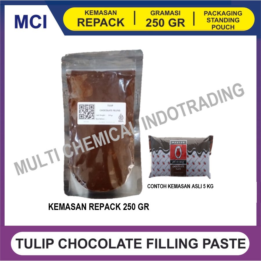 

TULIP COKLAT FILLING / SELAI COKELAT ISIAN REPACK 250 GR