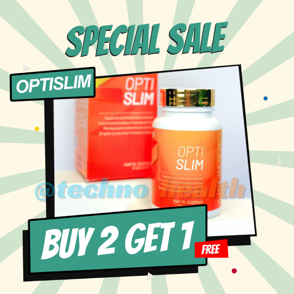 TEKNOHEALTH Optislim Herbal Diet Original 20 Kapsul (3 botol)