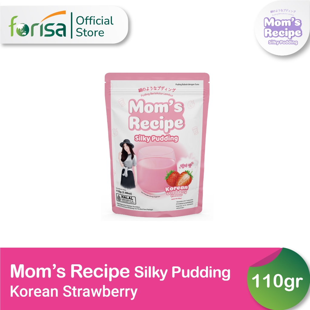 

Mom's Recipe Silky Pudding Rasa Korean Strawberry Pouch 110 gr